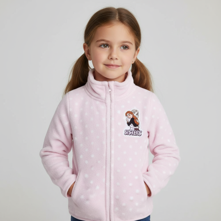 Pulover - Pulover pentru copii Disney Regatul de Gheață, roz deschis, 98/104 cm