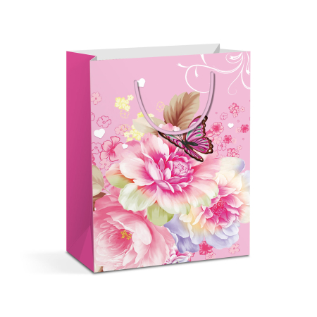 Pungă cadou - hârtie - 330 x 102 x 457 mm - 4 tipuri/pachet [1]