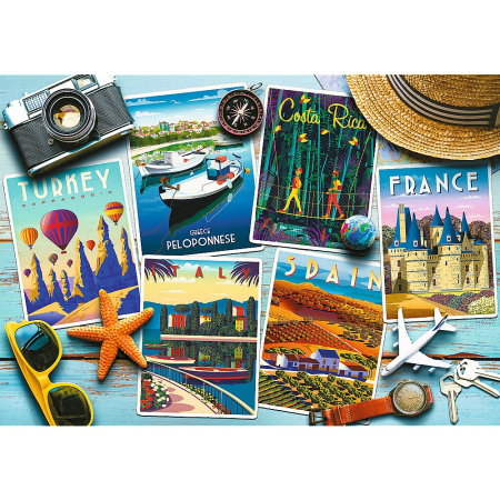 PUZZLE TREFL 1000 CARTI POSTALE [1]