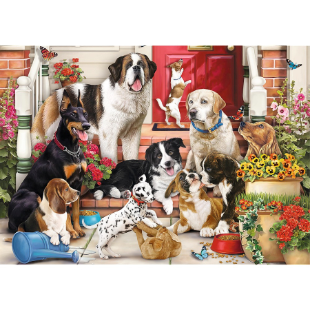 PUZZLE TREFL 1000 FORME ASCUNSE CATELUSII DRAGUTI [1]
