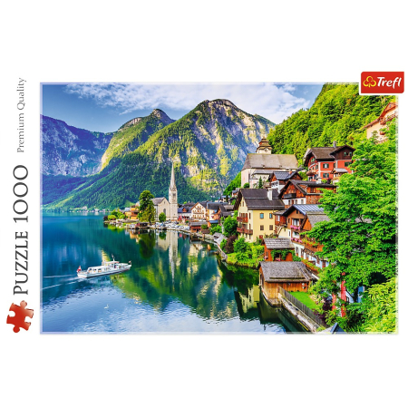 PUZZLE TREFL 1000 HALLSTATT AUSTRIA [2]