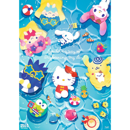 PUZZLE TREFL 1000 PREMIUM PLUS HELLO KITTY RELAXARE DE VARA [1]