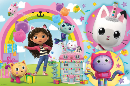 PUZZLE TREFL 24 MAXI GABBYS DOLLHOUSE CASA LUI GABBY [1]