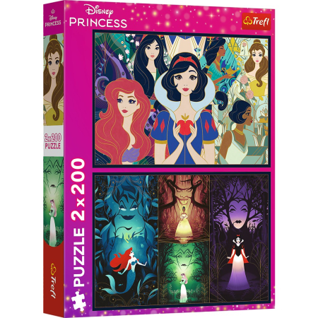 Puzzle - PUZZLE TREFL 2X200 DISNEY FRUMOASELE PRINTESE
