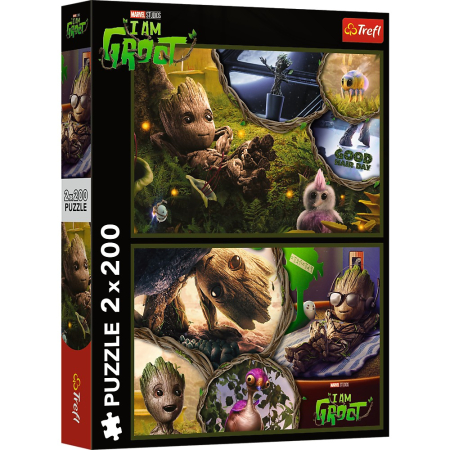 Puzzle - PUZZLE TREFL 2X200 MARVEL EU SUNT GROOT