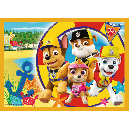 PUZZLE TREFL 4IN1 PATRULA CATELUSILOR - SARBATORILE [1]