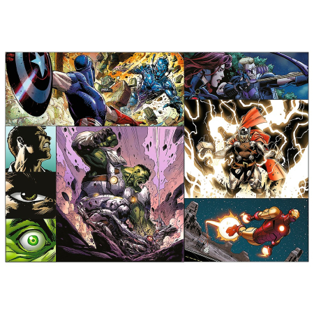 PUZZLE TREFL 4X250 AVENGERS MARVEL ZILE EROICE [1]
