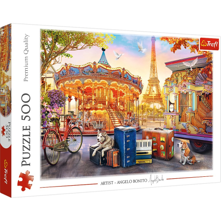 Puzzle - PUZZLE TREFL 500 SARBATOARE IN PARIS