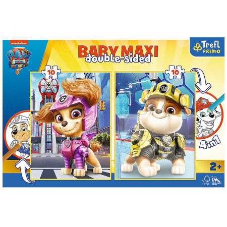 PUZZLE TREFL PRIMO BABY MAXI 2X10 PATRULA CATELUSILOR ECHIPA [5]