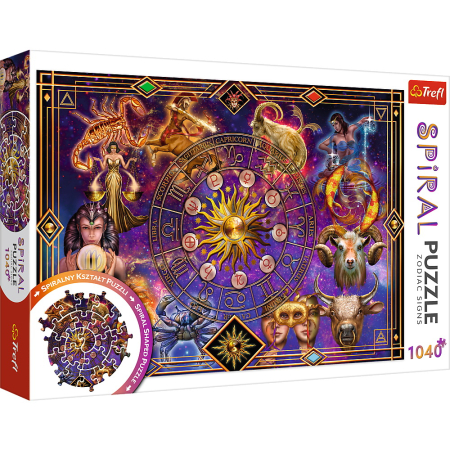 Puzzle - PUZZLE TREFL SPIRAL 1040 PIESE SEMNE ZODIACALE