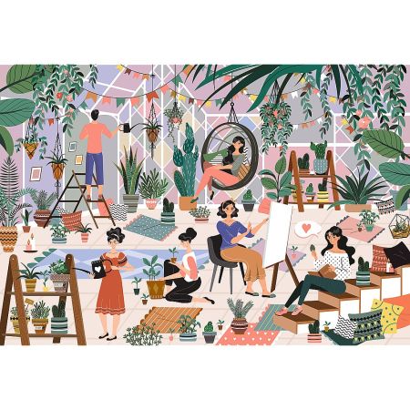 PUZZLE TREFL UFT 1500 VIBE BOTANIC [1]