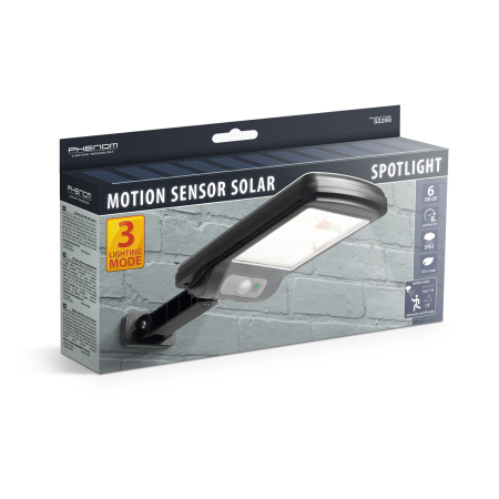 Reflector solar cu senzor de miscare - perete - 6 LED-uri [4]