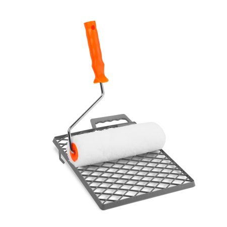 Bricolaj - Rolă de vopsit + mâner, grilă racletă - 240 mm