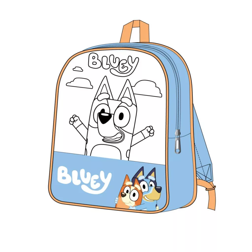 Rucsac colorabil copii Bluey Friends, 38 cm [1]