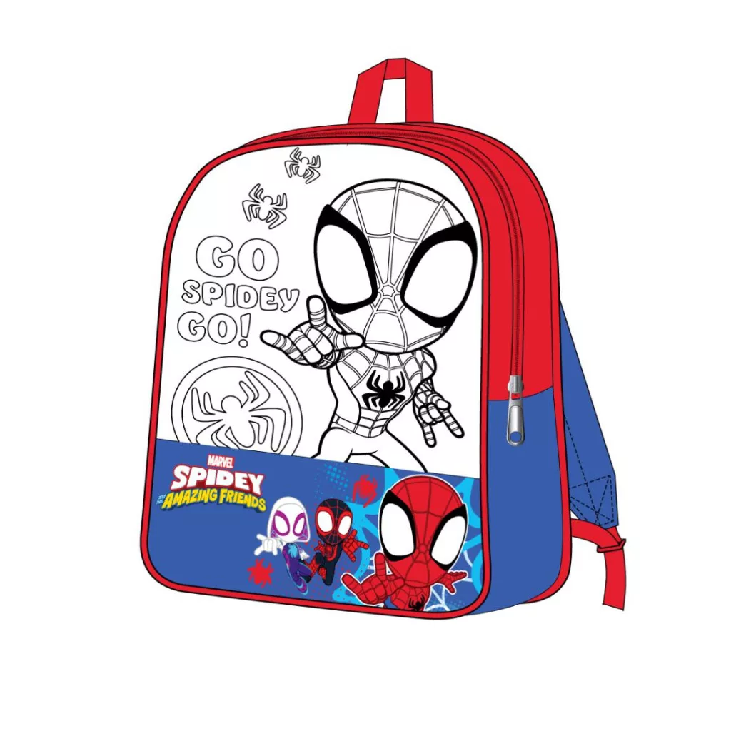 Rucsac colorabil copii Spidey Go, 38 cm [1]