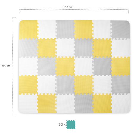 SALTEA DE JOACA KINDERKRAFT LUNO, SPUMA, YELLOW [11]