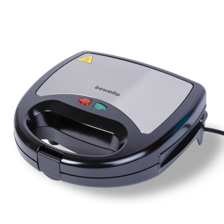 Articole pentru casă - Sandwich Maker- 3 în 1 - 220-240V - 800W - argintiu/negru
