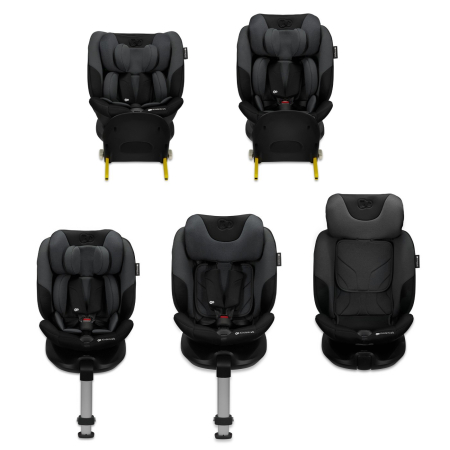 SCAUN AUTO KINDERKRAFT I-FIX, I-SIZE 40-150 CM, GRAPHITE BLACK [4]