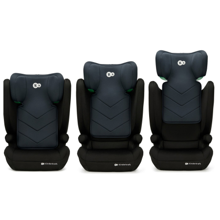 SCAUN AUTO KINDERKRAFT I-SPARK, I-SIZE 100-150 CM, BLACK [2]