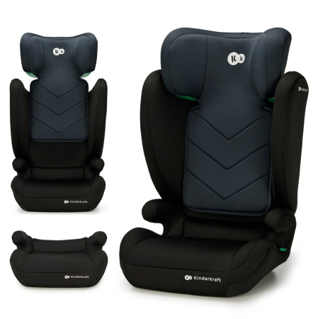 SCAUN AUTO KINDERKRAFT I-SPARK, I-SIZE 100-150 CM, BLACK [1]