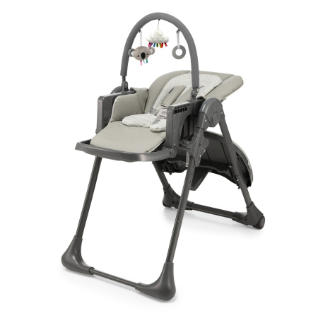 SCAUN DE MASA KINDERKRAFT TUMMIE, PLIABIL, GREY [1]