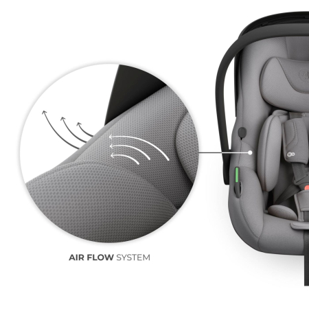 SCOICA AUTO KINDERKRAFT I-LITE CU BAZA ENDURA SAFE FX GREY [8]