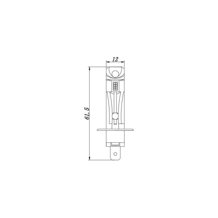 Set 2 Becuri Auto Led H1 14W Off Road Carguard [4]