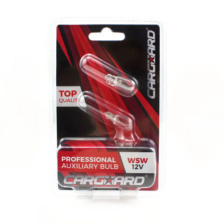  Becuri auxiliare  - Set 2 becuri auto W5W - CARGUARD