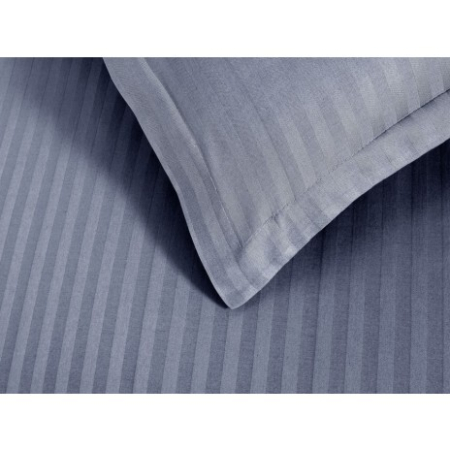 Fețe de pernă - Set 2 fete de perna damasc 100 % bumbac-antracit