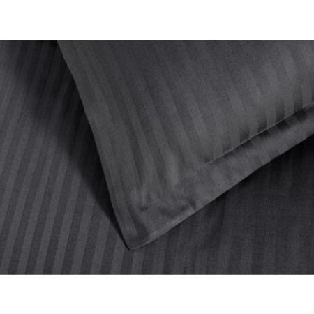 Fețe de pernă - Set 2 fete de perna damasc 100 % bumbac-negru