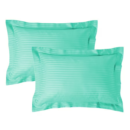 Textile pentru casă - Set 2 fete de perna damasc policoton -mint
