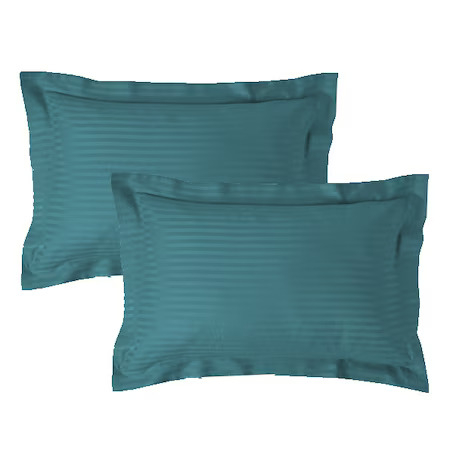 Fețe de pernă - Set 2 fete de perna damasc policoton -turkoaz