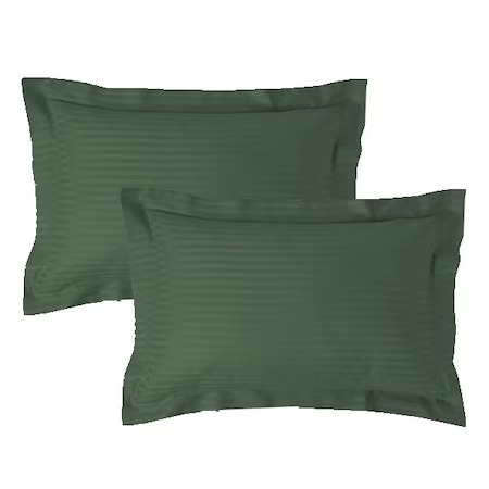 Textile pentru casă - Set 2 fete de perna damasc policoton - verde