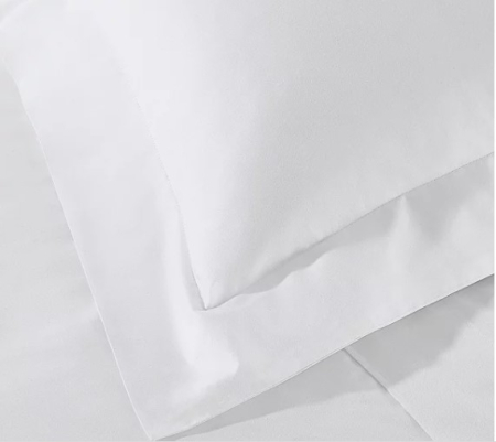 Fețe de pernă - Set 2 fete perna , percalle alb