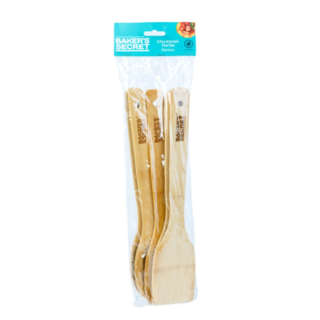 Articole pentru casă - Set 5 piese de bucatarie din bambus Baker's Secret - 30 cm