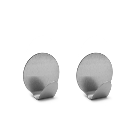 Articole pentru casă - Set agatatoare autoadezive inox 2 buc./blister