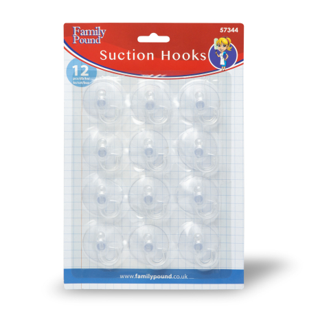 Set agatatoare pe perete, cu ventuza – 12 buc/blister [1]
