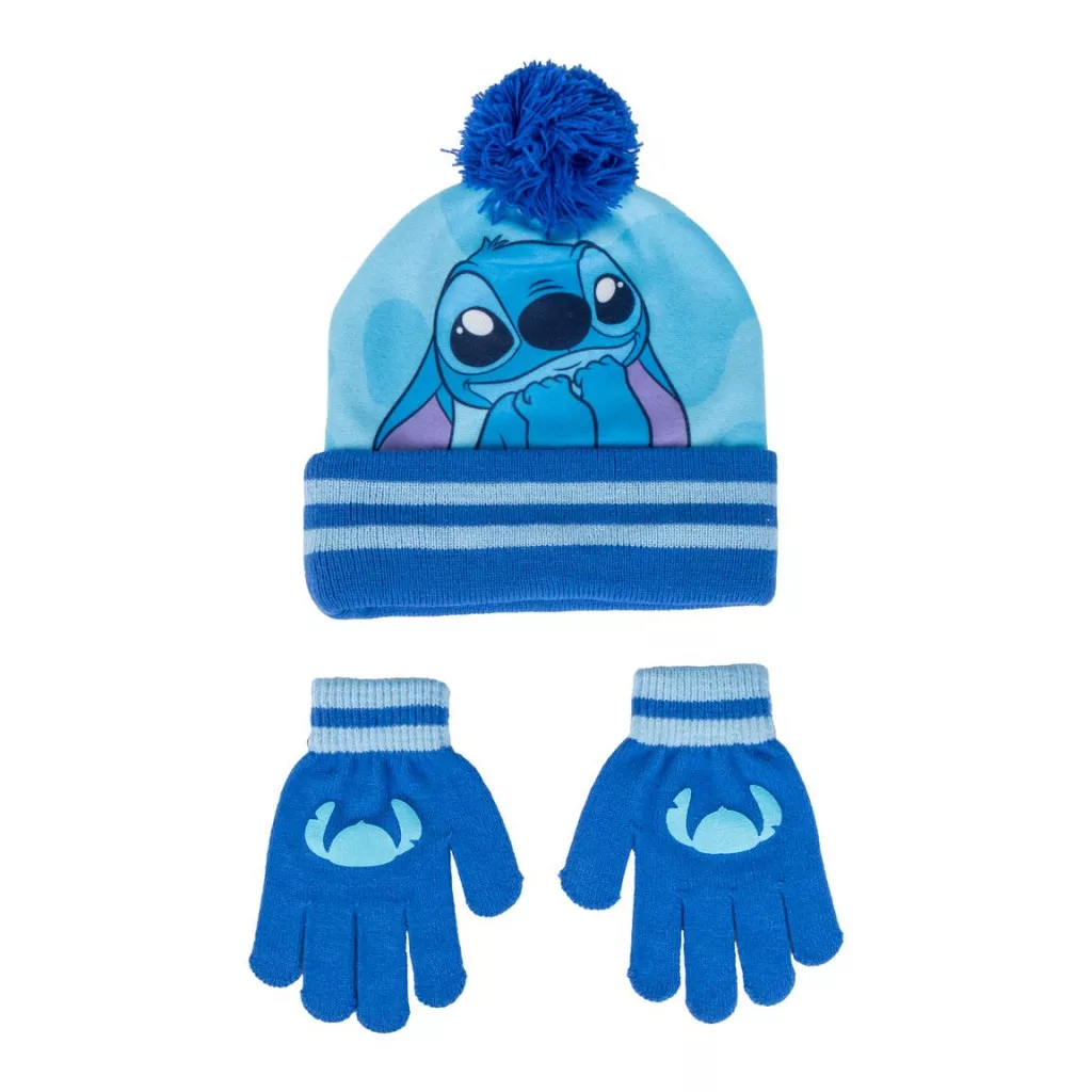 Lilo&Stitch - Set căciulă și mănuși Lilo și Stitch 52-54 cm