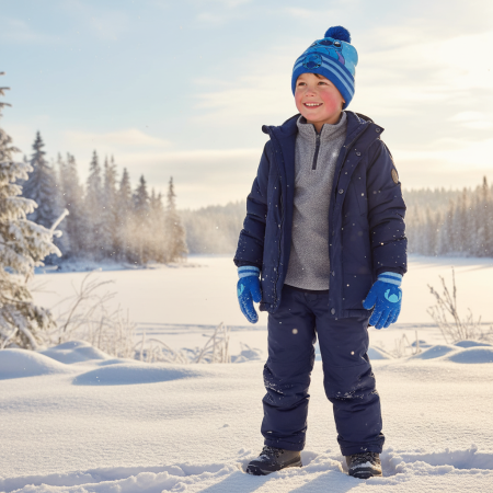 Universul Copiilor - Set căciulă și mănuși Lilo și Stitch 52-54 cm