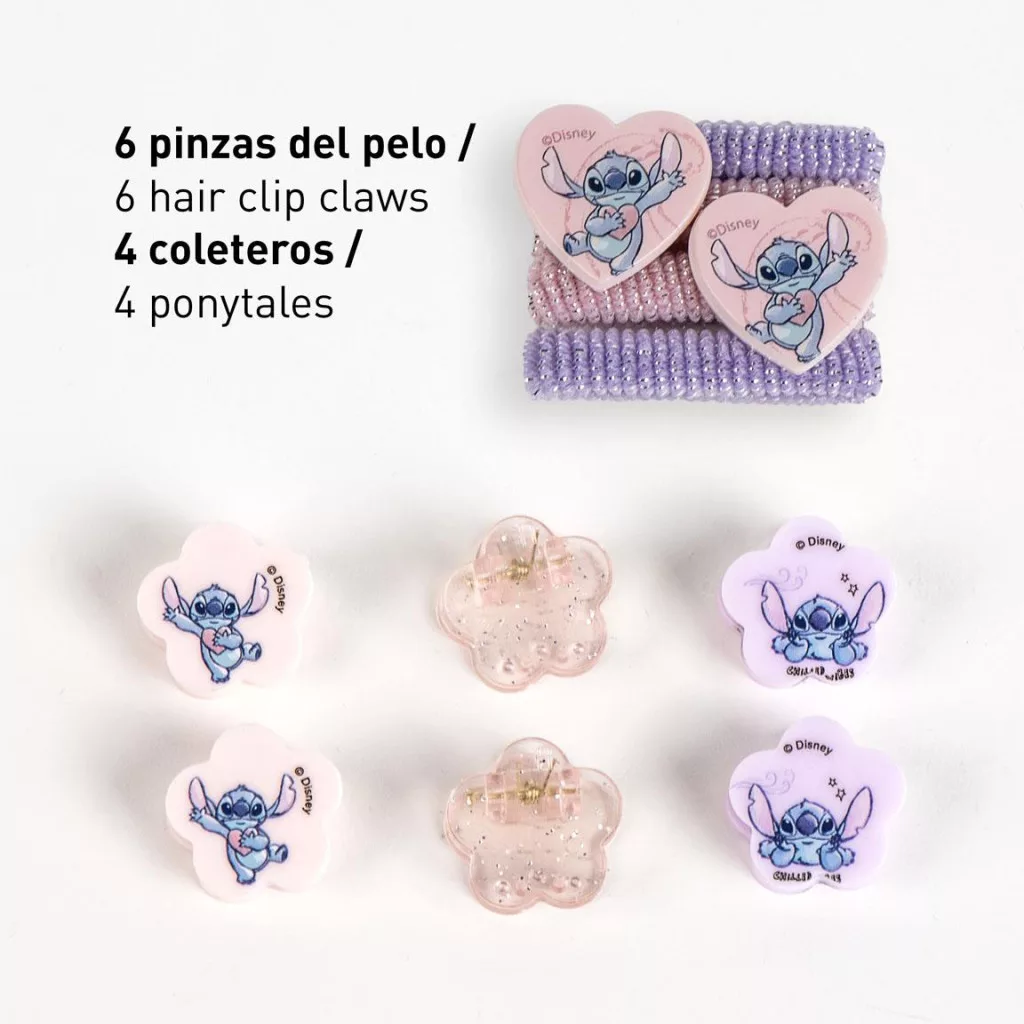 Set clamă și elastic de păr în cutie, Disney Lilo și Stitch Alien Heart [1]