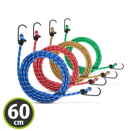 Accesorii diverse - Set cordeline elastice - 4 x 60 cm