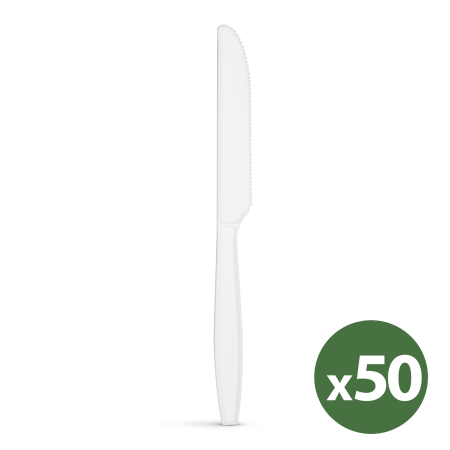 Articole pentru casă - Set cuțite biodegradabile, reutilizabile - 50 piese / pachet