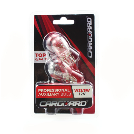  Becuri auxiliare  - Set de 2 becuri auto W21/5W - CARGUARD