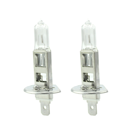 Set de 2 becuri Halogen H1, 55W, +50% Intensitate - LONG LIFE - CARGUARD [1]