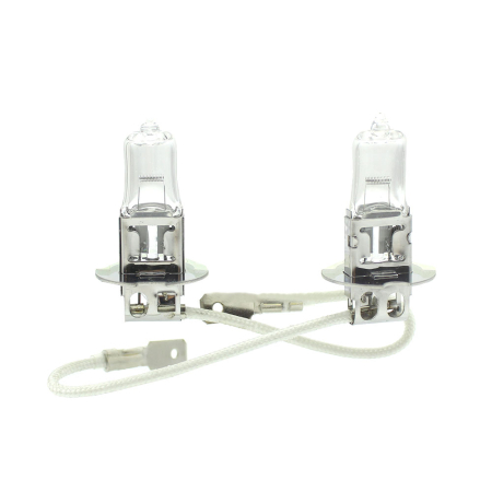Set de 2 becuri Halogen H3, 55W +50% Intensitate - LONG LIFE - CARGUARD [1]