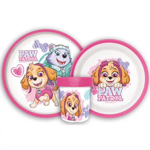 Universul personajelor preferate - Set de masă antiderapant pentru copii Sketch, Paw Patrol