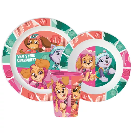 Universul personajelor preferate - Set de masă pentru copii Superpowers, Patrula Cățelușilor