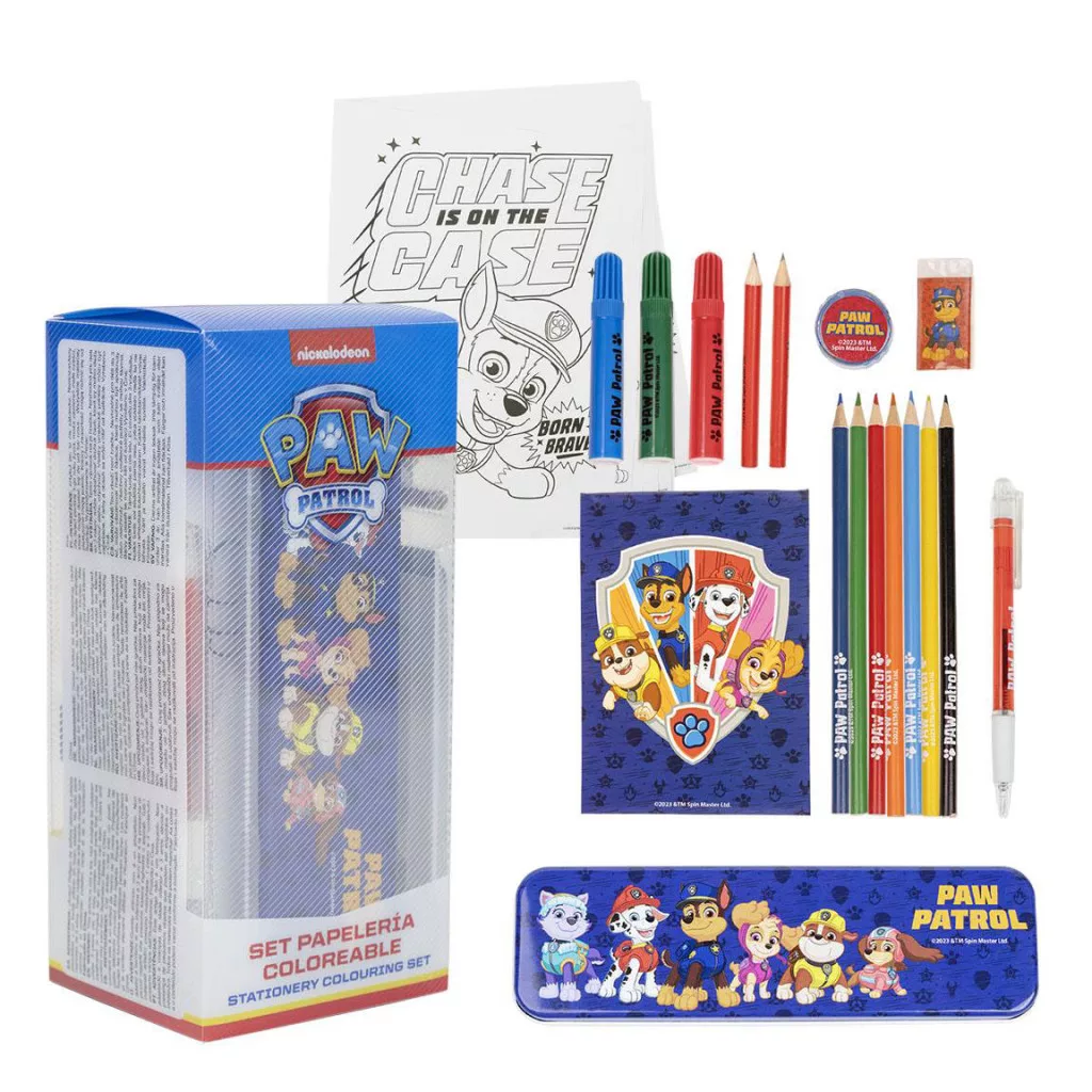 Patrula cățelușilor - Set de papetărie copii 25 piese, Patrula Cățelușilor