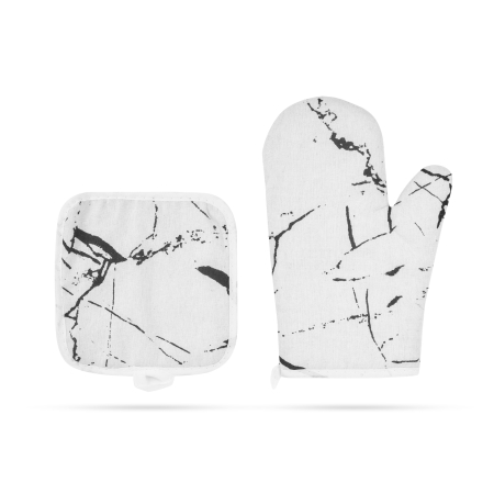 Articole pentru casă - Set mănuși de bucătărie și suport pentru oale - 25 cm