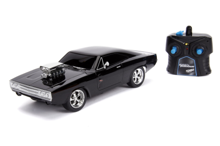SET MASINUTE FAST AND FURIOUS RC TOYOTA SUPRA&DODGE CHARGER SRT SCARA 1:16 [5]